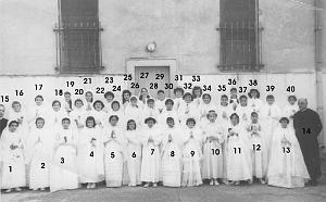 COMMUNIONS ORAN MARAVAL NOTRE DAME DE LOURDES 19XX N03